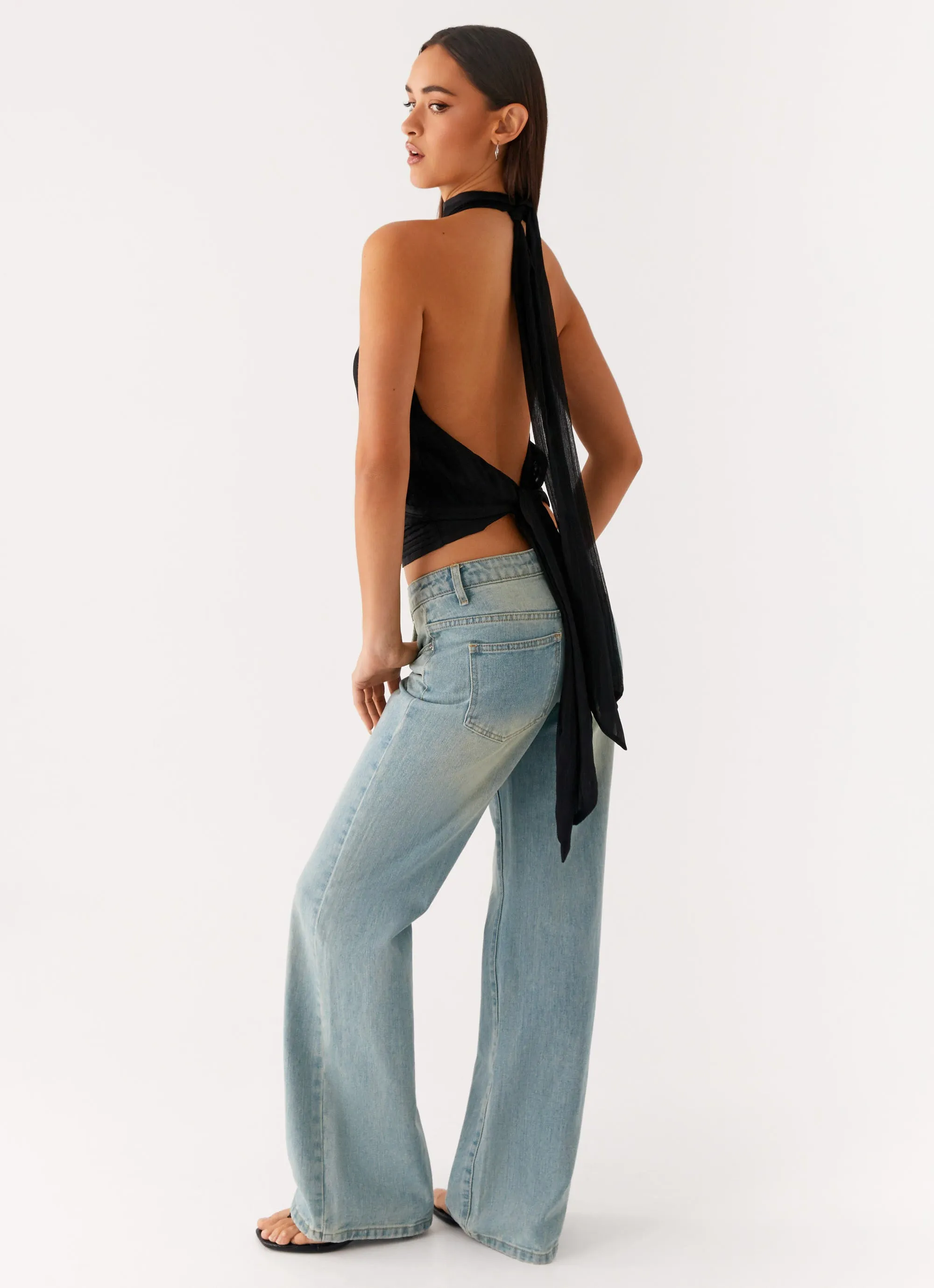 Willow Chiffon Top - Black sold by Peppermayo product image thumbnail 4