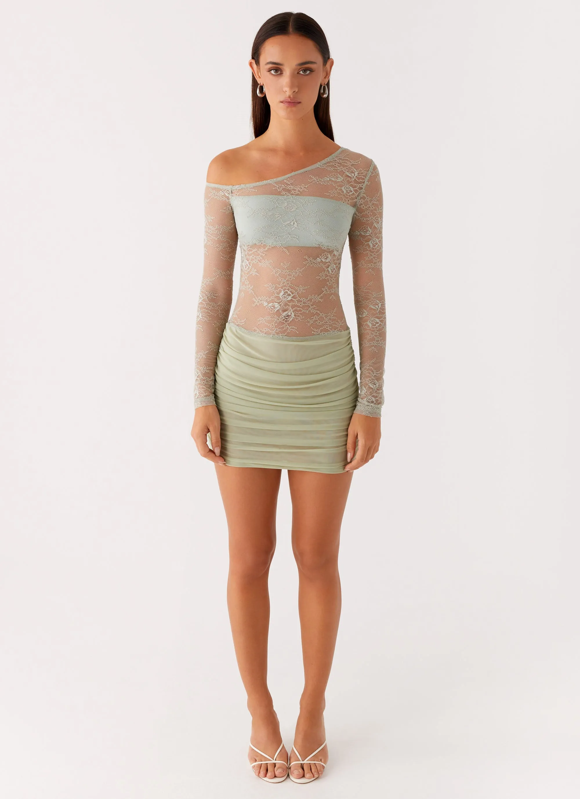 Zenni Mini Dress - Sage sold by Peppermayo product image thumbnail 2
