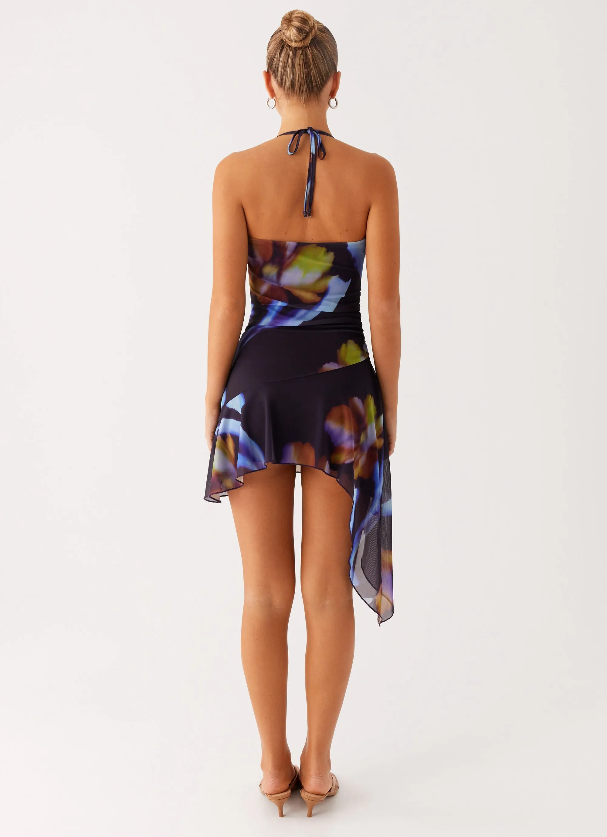 Algarve Mini Dress - Dark Floral sold by Peppermayo product image thumbnail 5