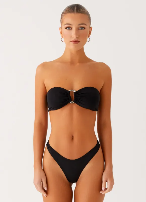 Cuba Bikini Bottoms - Black sold by Peppermayo