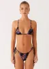Calista Bikini Bottoms - Dark Floral sold by Peppermayo