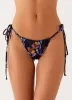 Calista Bikini Bottoms - Dark Floral sold by Peppermayo
