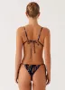 Calista Bikini Bottoms - Dark Floral sold by Peppermayo
