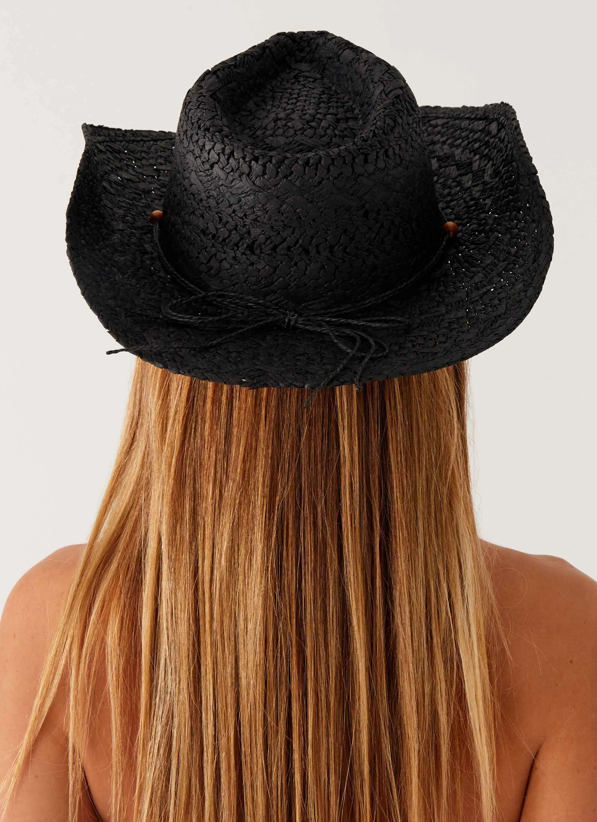 Storm Cowboy Hat - Black sold by Peppermayo product image thumbnail 4