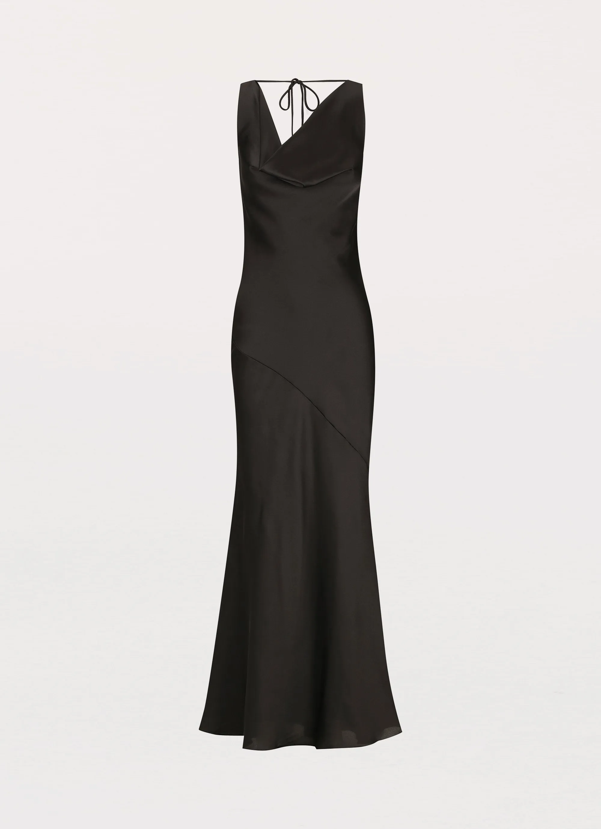 Be Mine Satin Maxi Dress - Black sold by Peppermayo product image thumbnail 4
