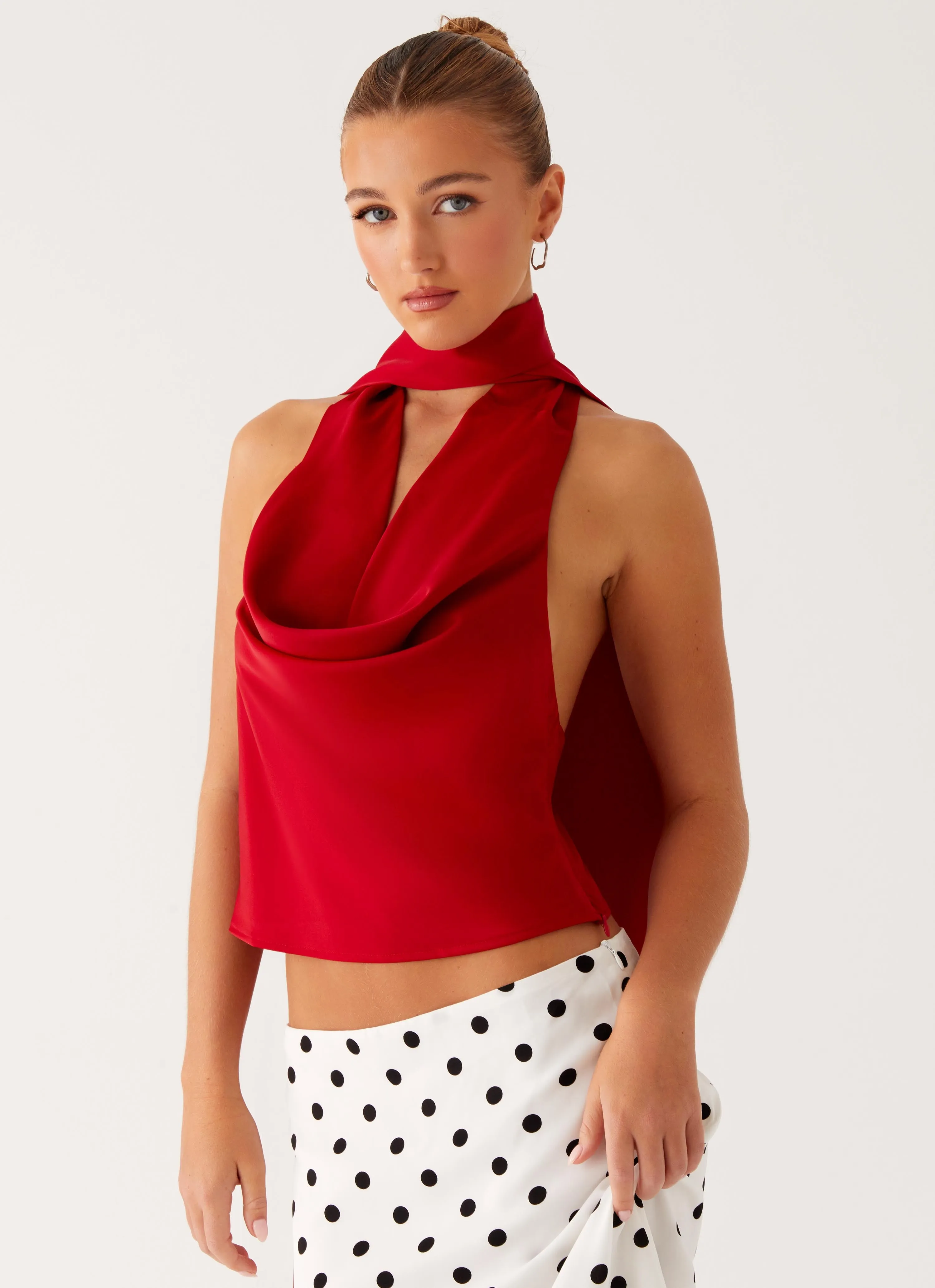 Catching Feelings Top - Red sold by Peppermayo product image thumbnail 5