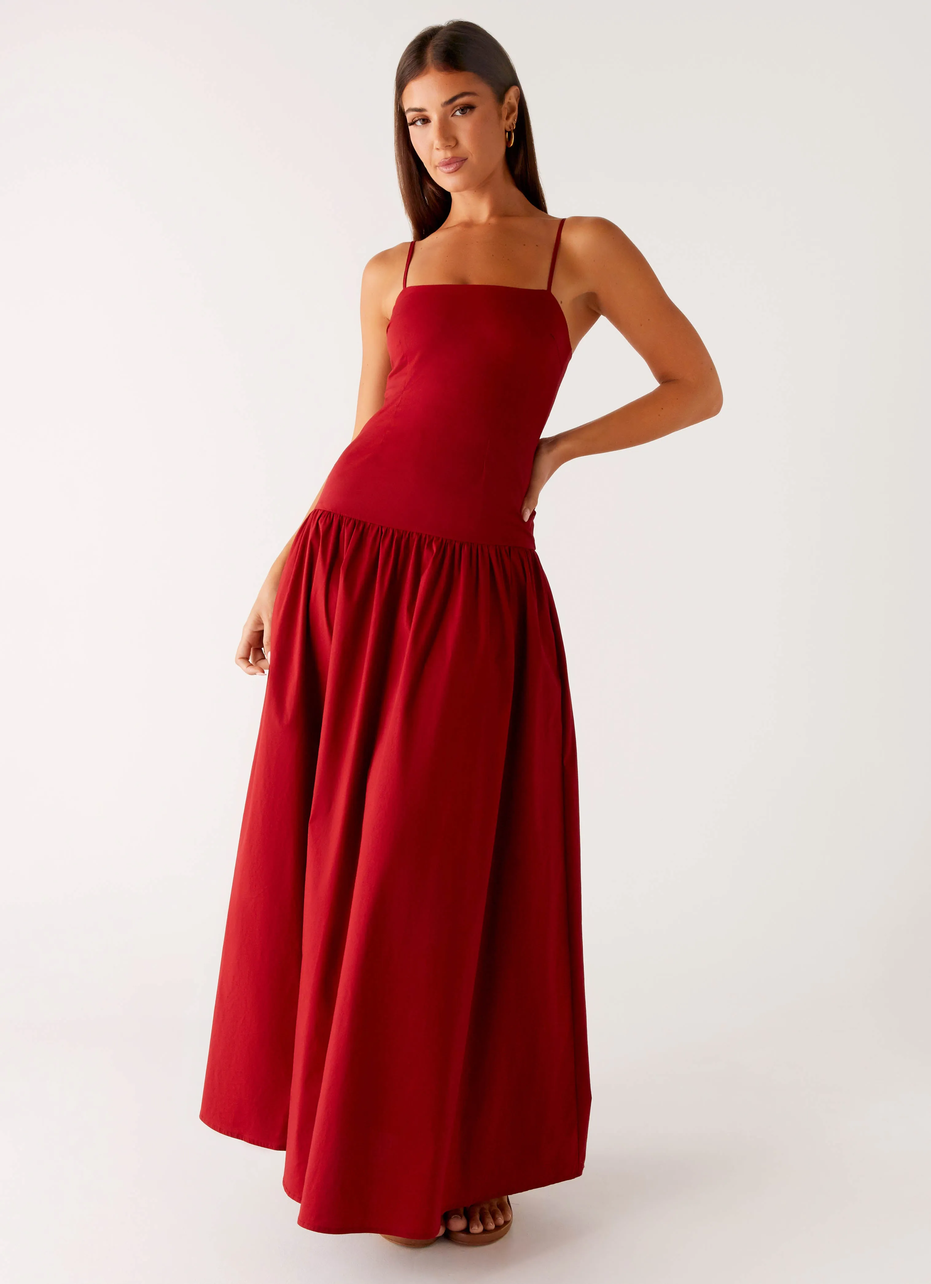 Vince Cami Maxi Dress - Deep Red sold by Peppermayo product image thumbnail 5