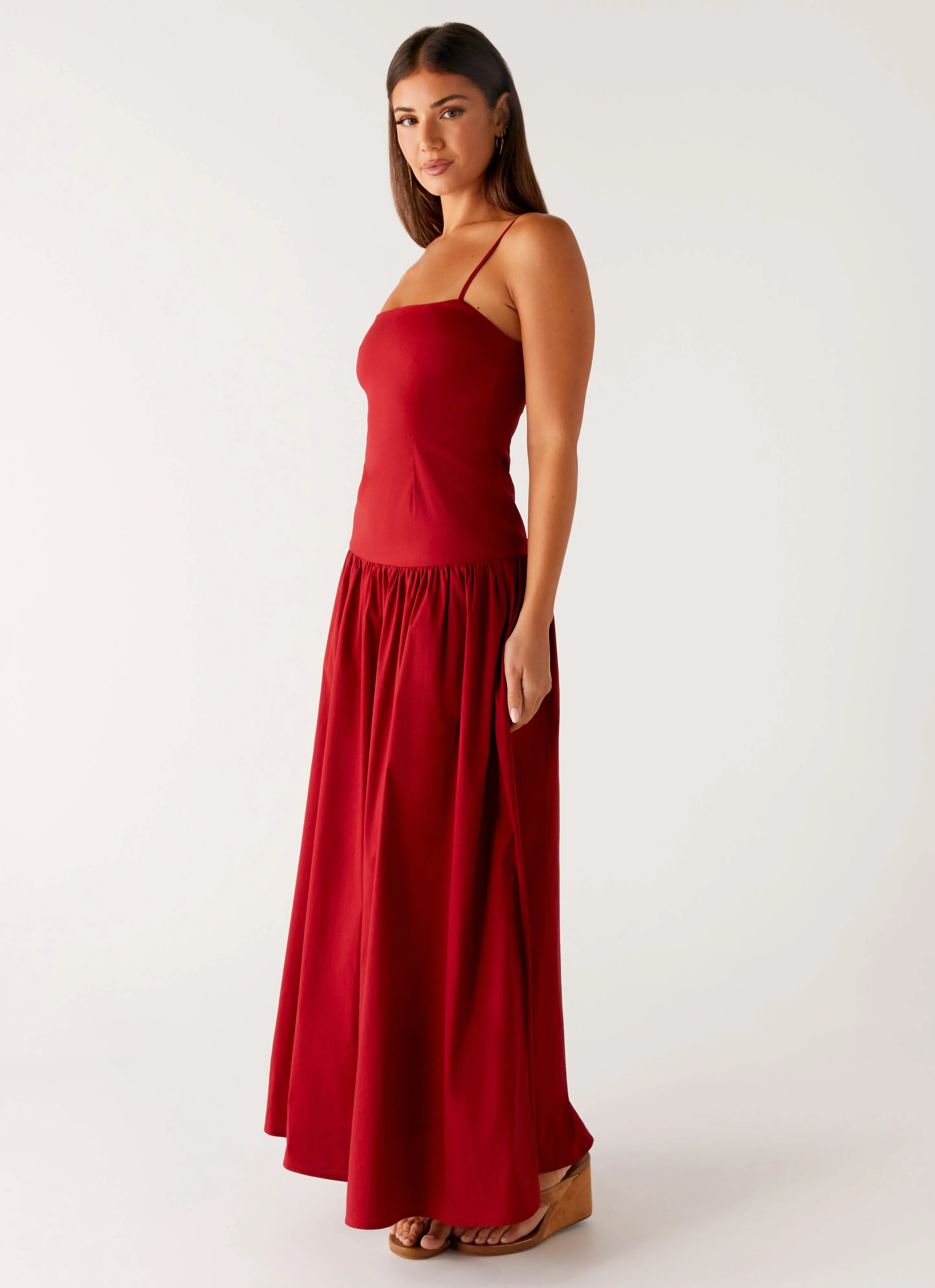 Vince Cami Maxi Dress - Deep Red sold by Peppermayo product image thumbnail 3