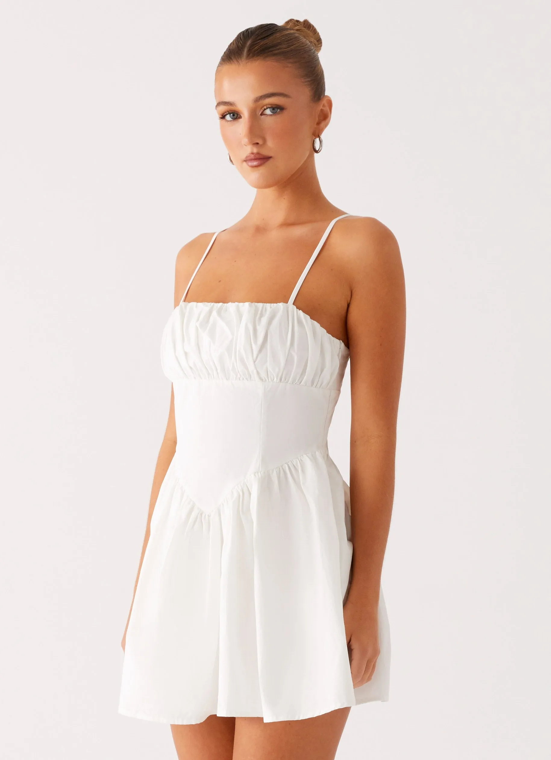Phillipa Mini Dress - White sold by Peppermayo product image thumbnail 3