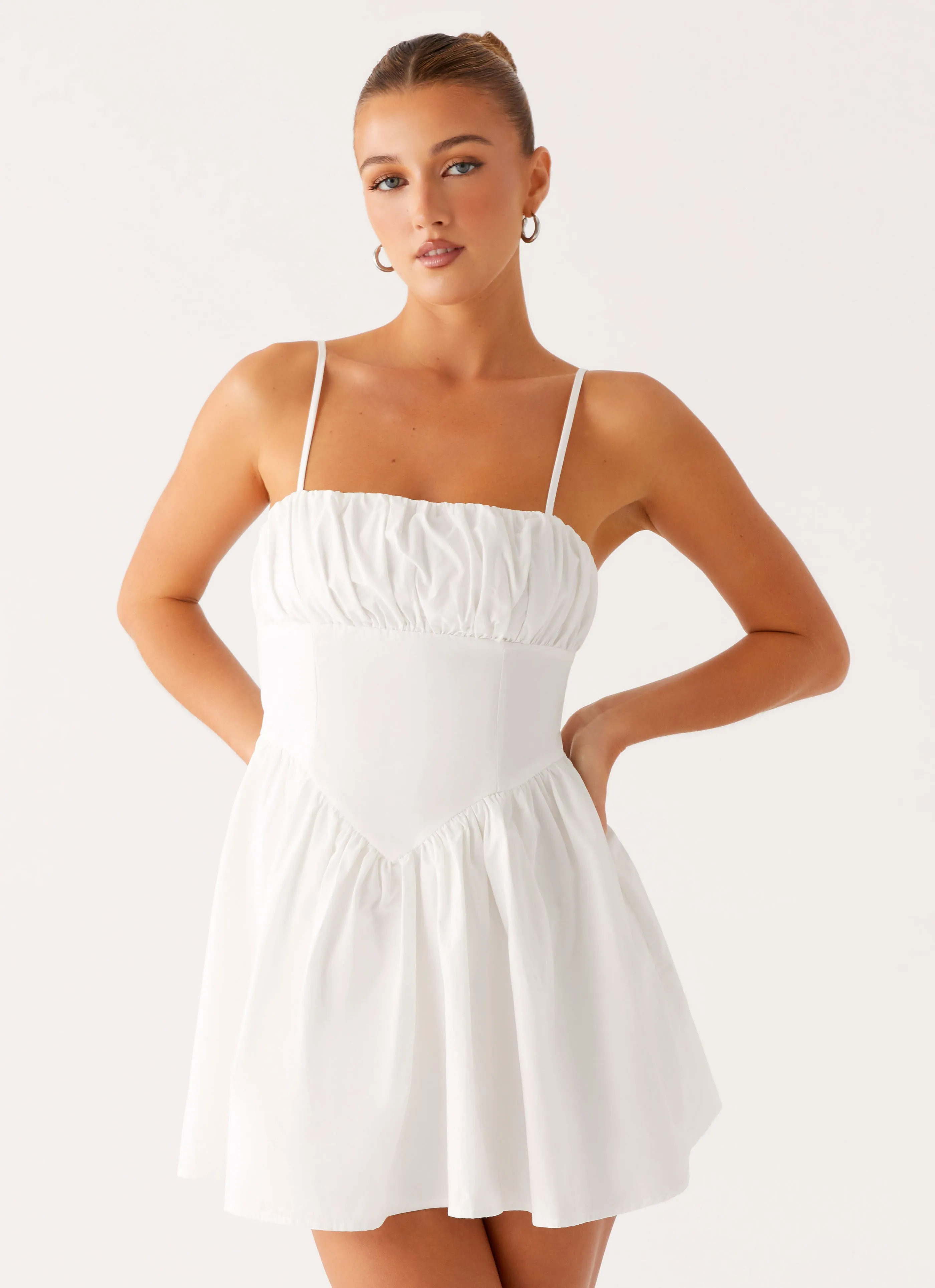 Phillipa Mini Dress - White sold by Peppermayo product image thumbnail 5