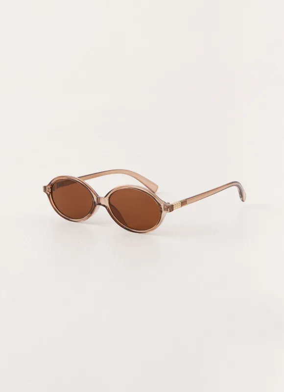 River Sunglasses - Brown sold by Peppermayo