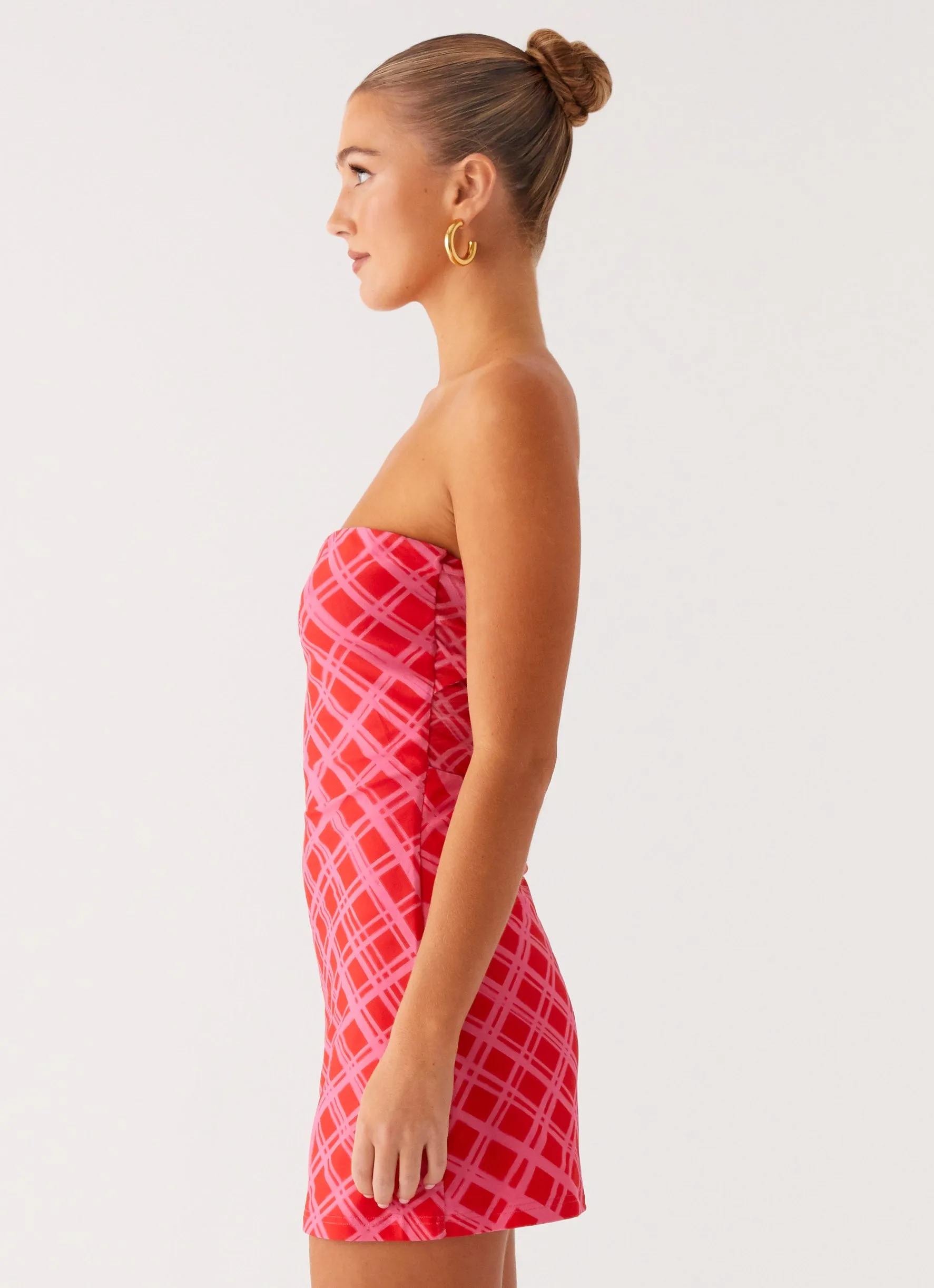 Hamilton Mini Dress - Pink Check sold by Peppermayo product image thumbnail 2