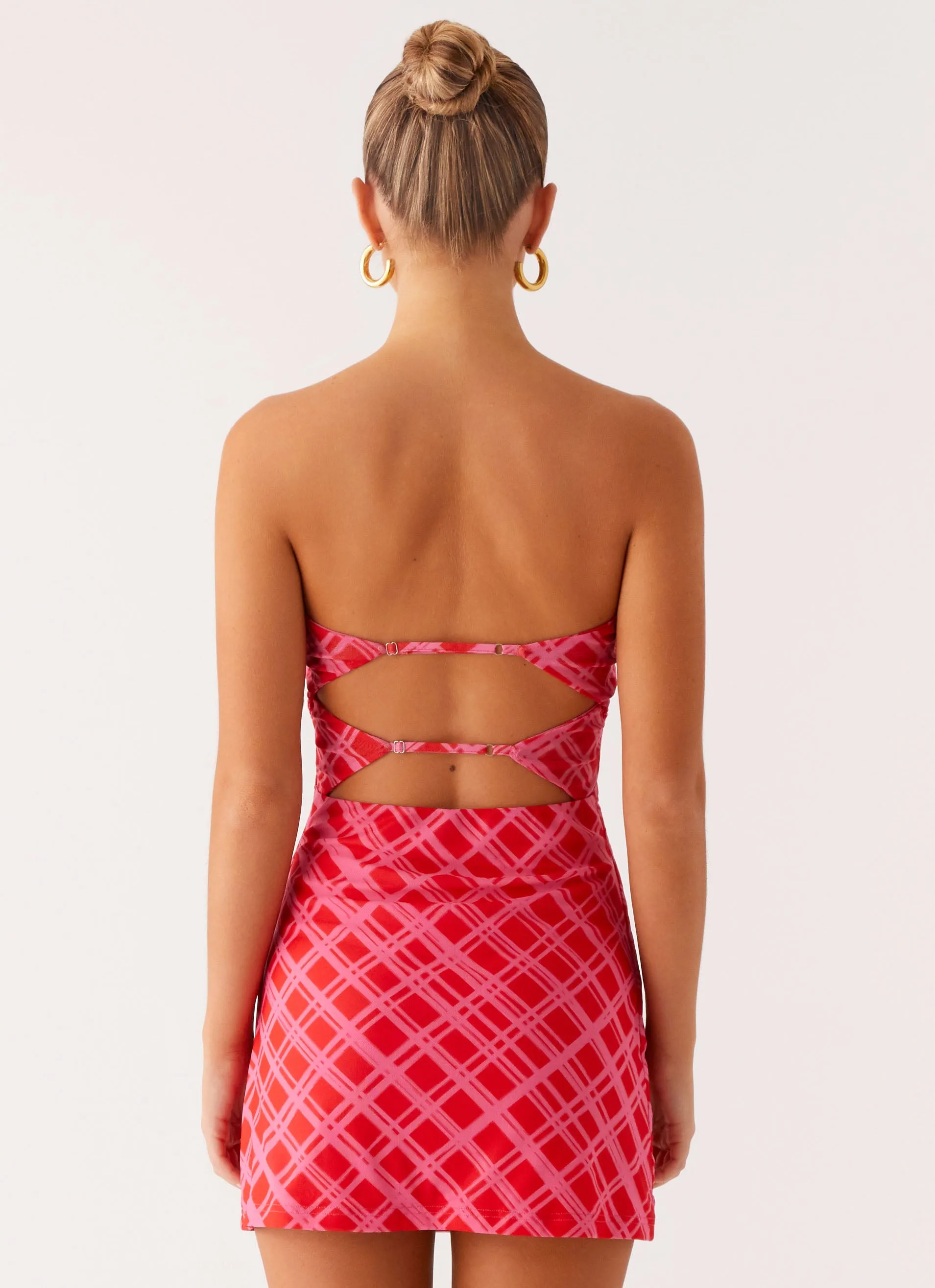 Hamilton Mini Dress - Pink Check sold by Peppermayo product image thumbnail 3