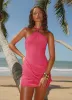 Henrietta Mini Dress - Pink sold by Peppermayo