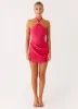 Henrietta Mini Dress - Pink sold by Peppermayo