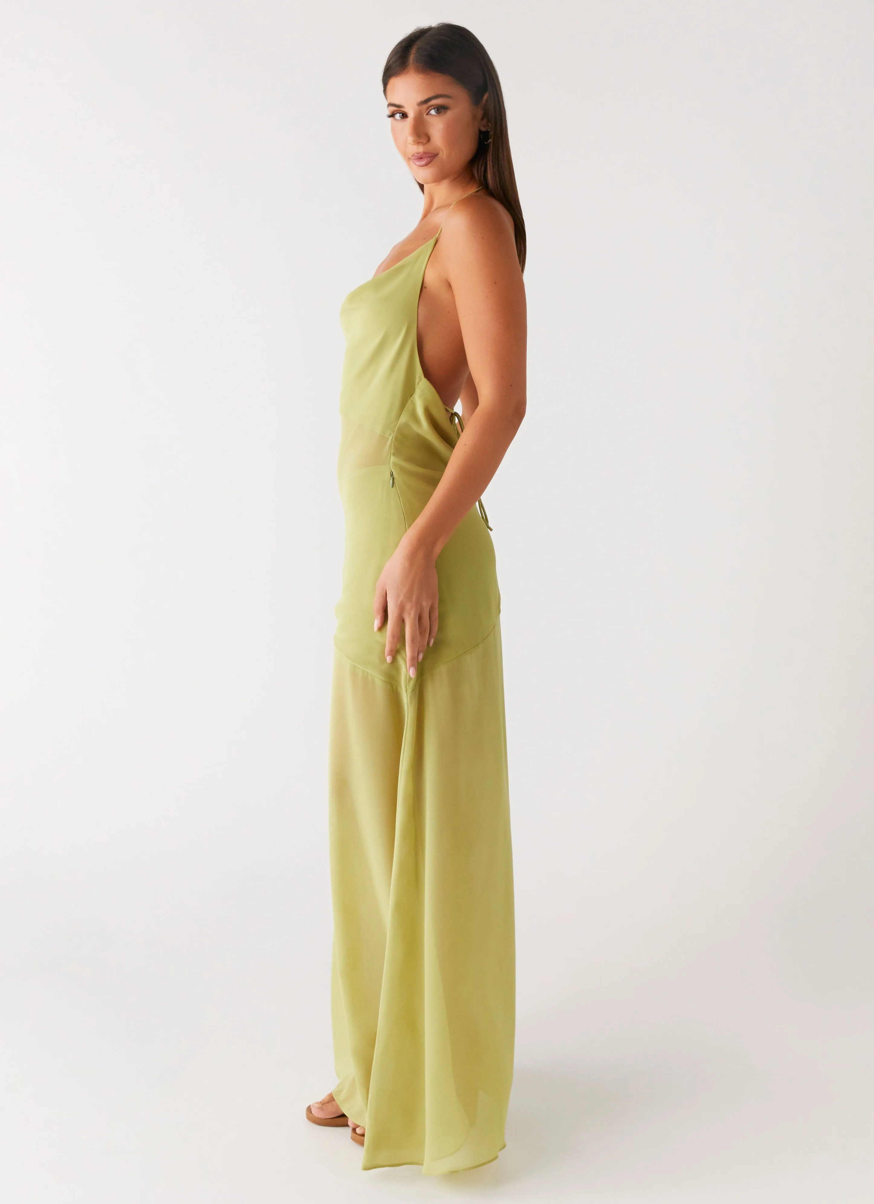 Samoa Maxi Dress - Lime sold by Peppermayo product image thumbnail 5