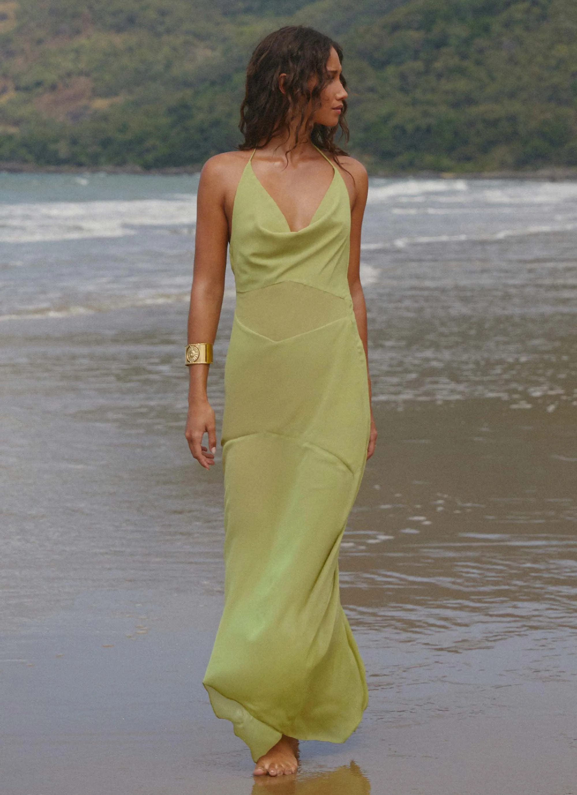Samoa Maxi Dress - Lime sold by Peppermayo product image thumbnail 2