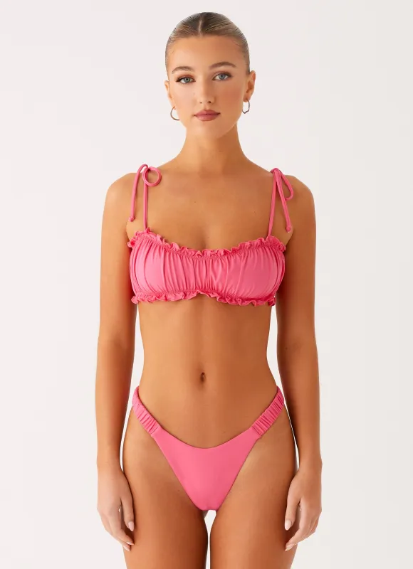 El Nido Bikini Top - Pink sold by Peppermayo