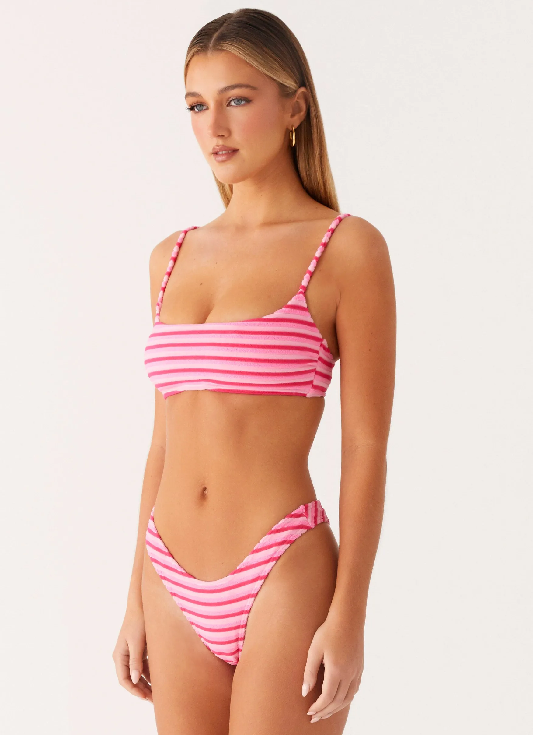 Mauritius Bikini Bottoms - Pink Stripe sold by Peppermayo product image thumbnail 5
