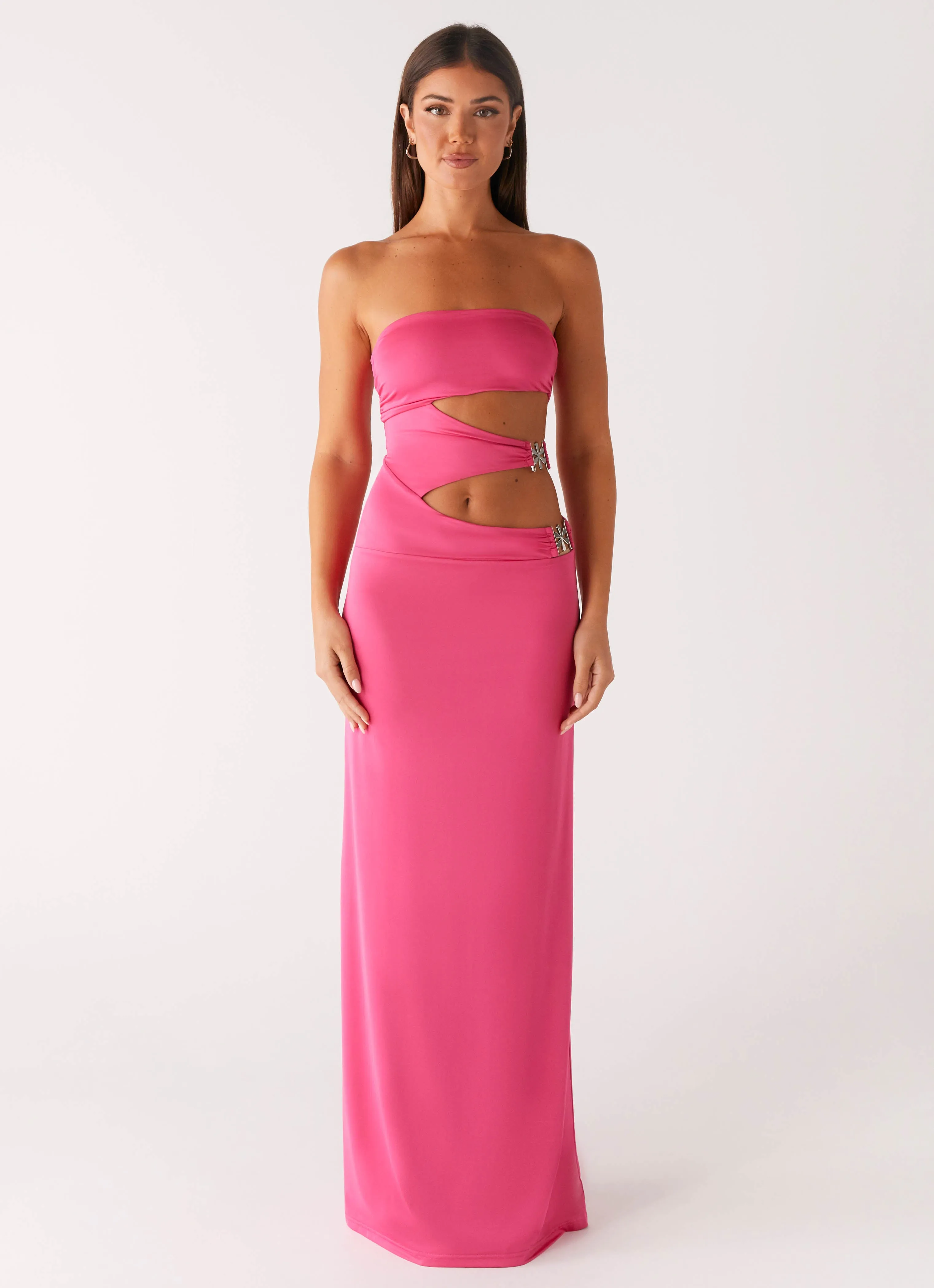 Montego Maxi Dress - Pink sold by Peppermayo