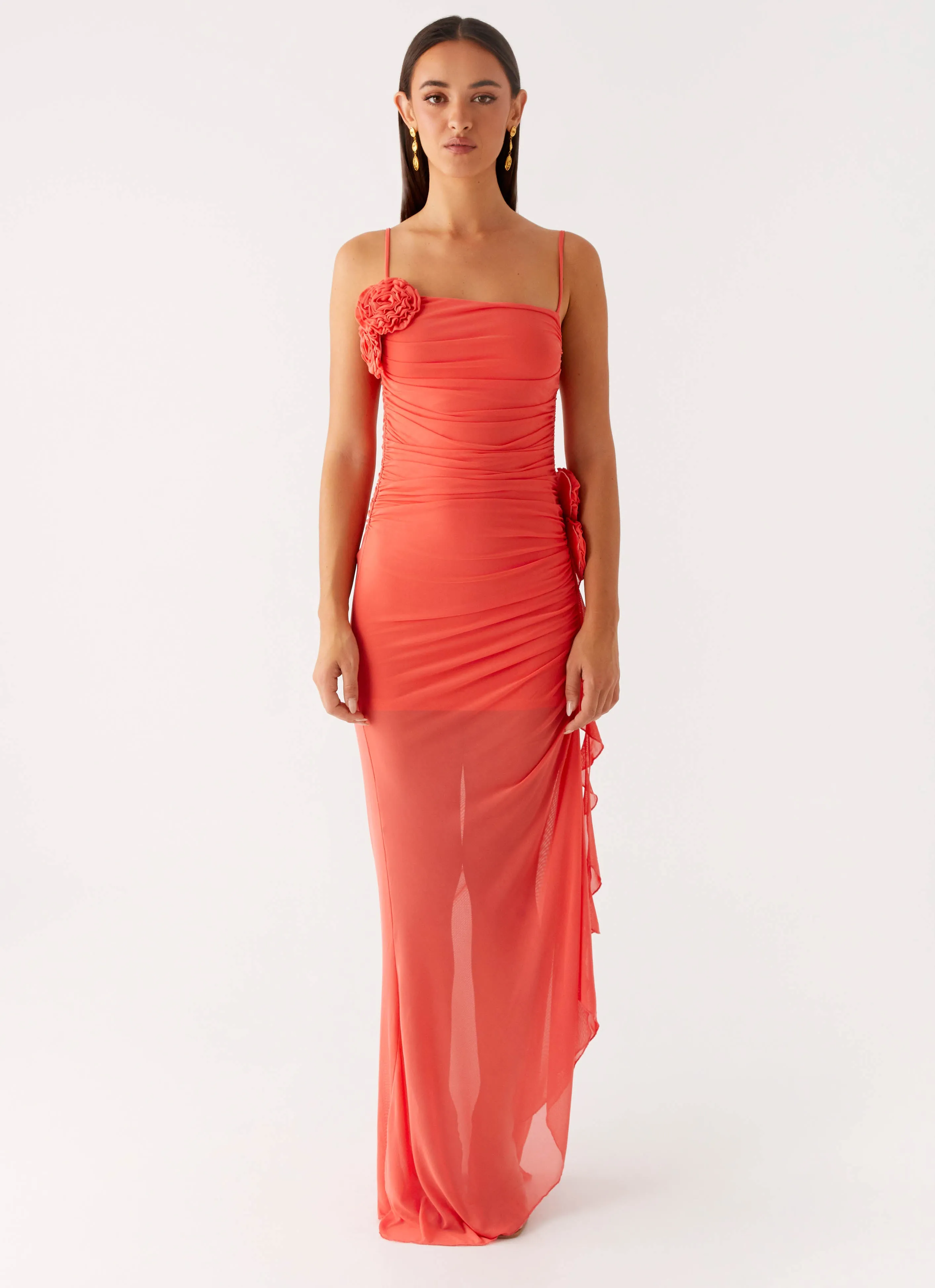 Louana Maxi Dress - Coral sold by Peppermayo product image thumbnail 4