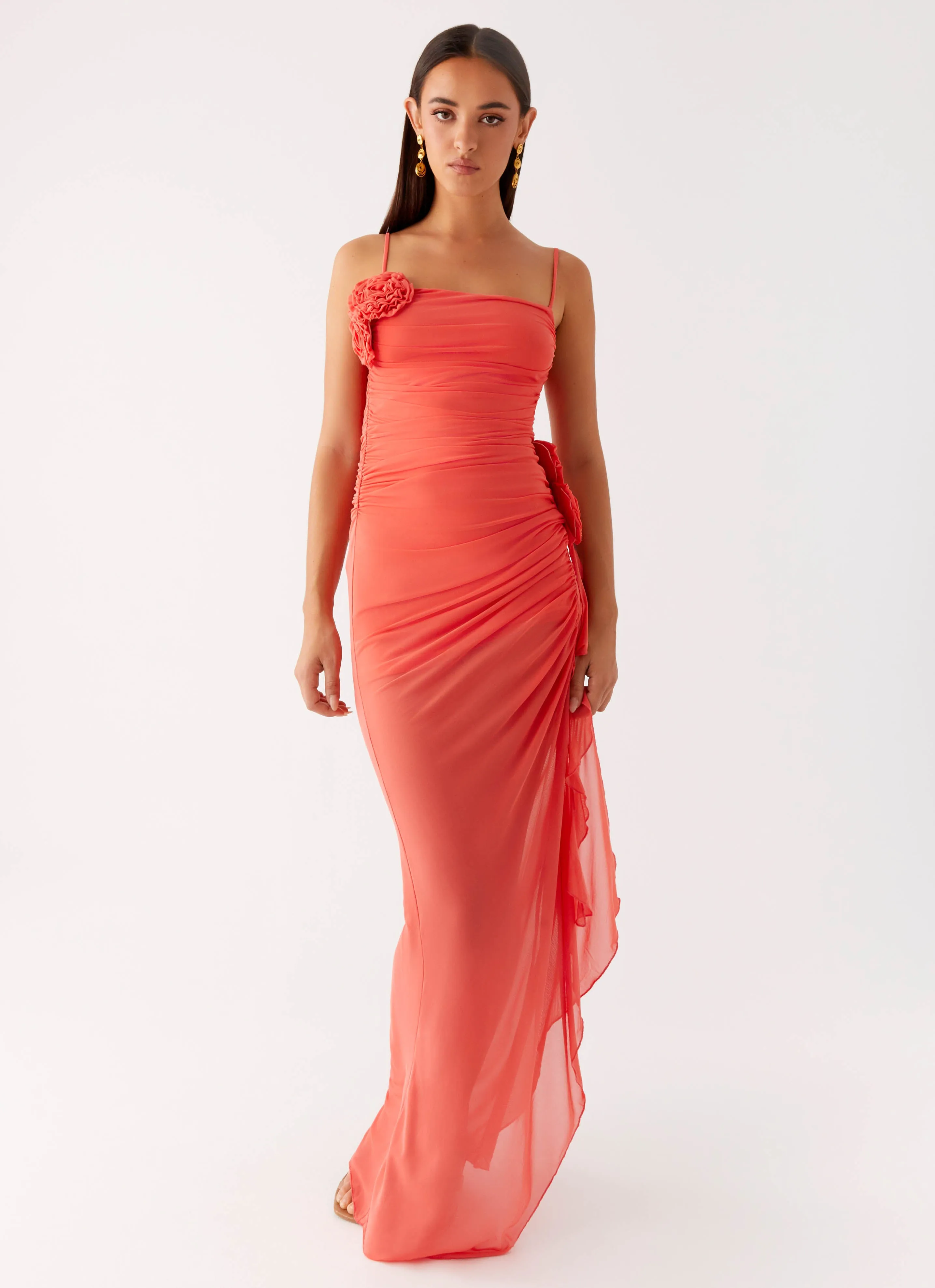 Louana Maxi Dress - Coral sold by Peppermayo product image thumbnail 5