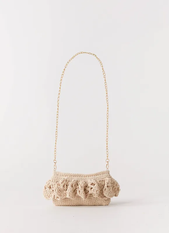 Kleo Shoulder Bag - Natural sold by Peppermayo