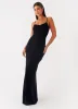 Serene Escape Maxi Dress - Black sold by Peppermayo