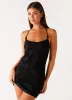 Sunset Glow Mini Dress - Black sold by Peppermayo