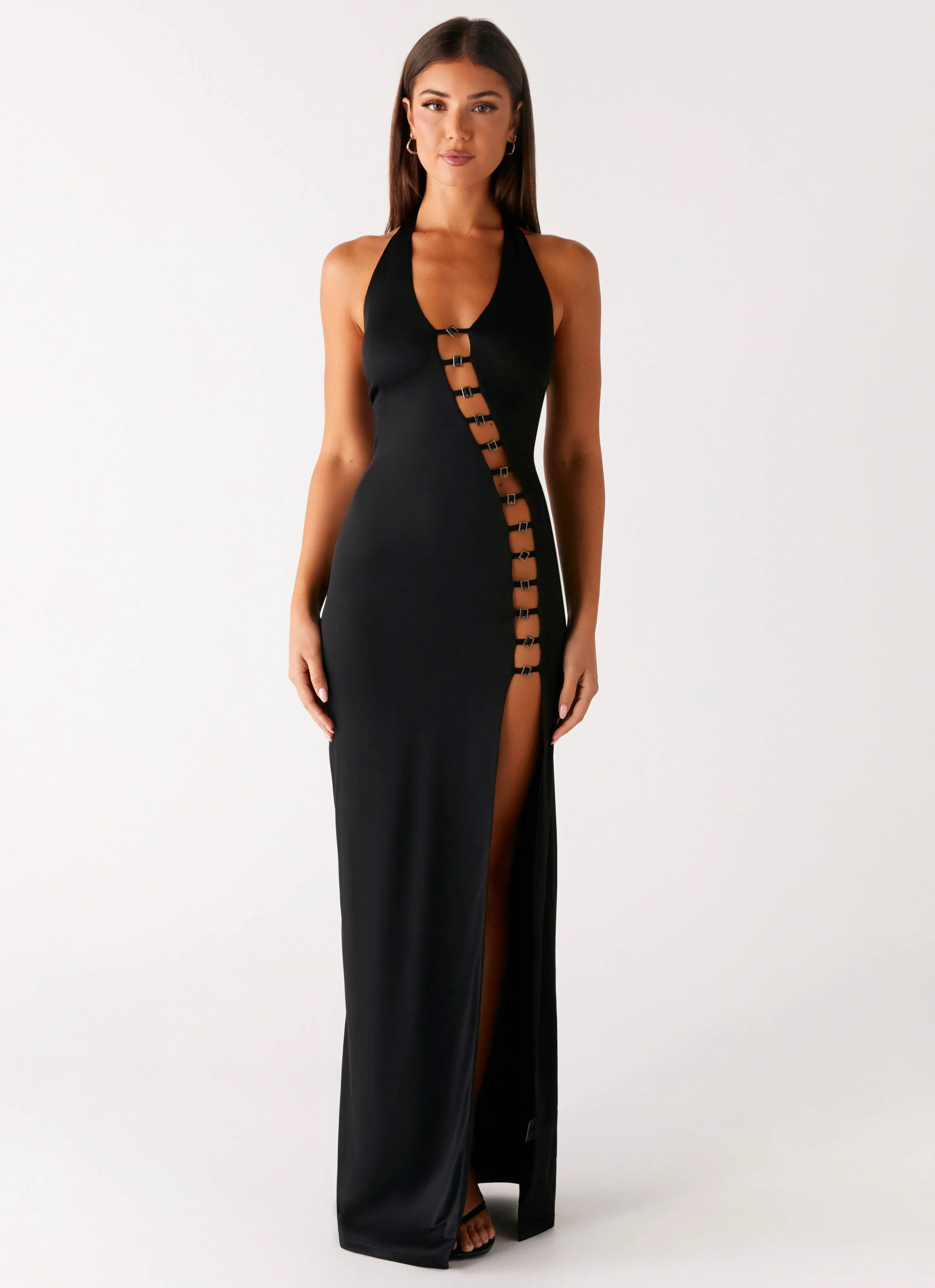 Midnight Dreams Maxi Dress - Black sold by Peppermayo