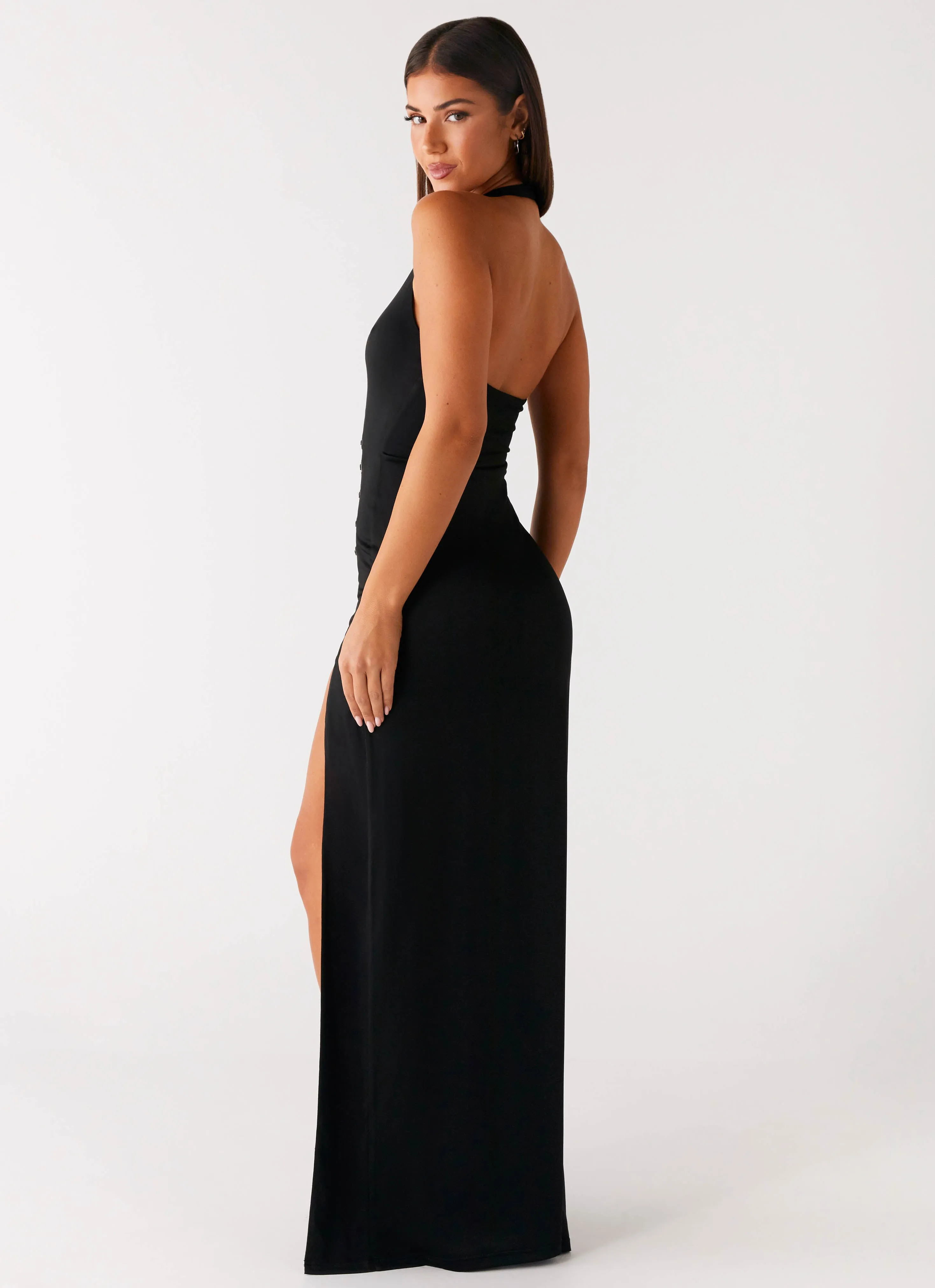 Midnight Dreams Maxi Dress - Black sold by Peppermayo product image thumbnail 5