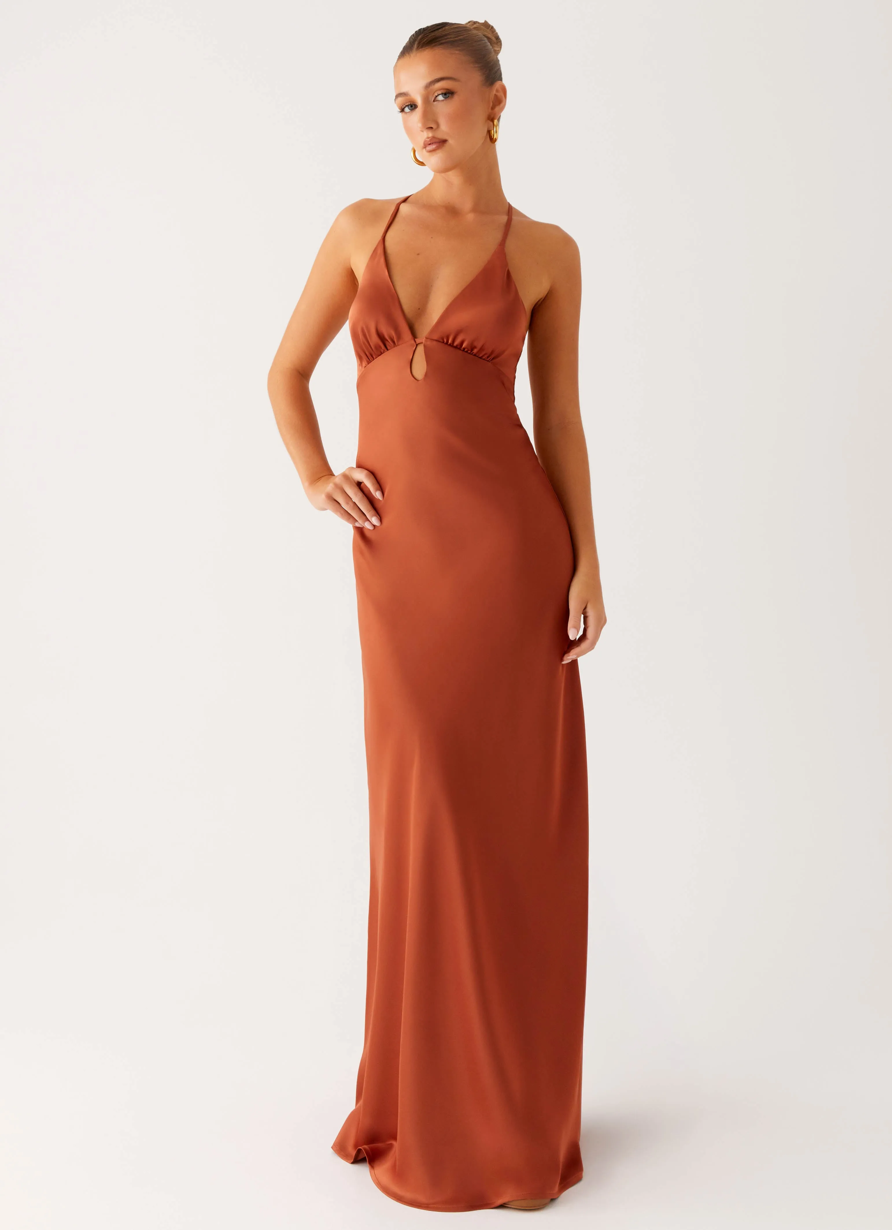 Sundowner Maxi Dress - Rust sold by Peppermayo