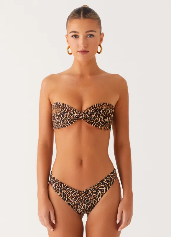Delta Bikini Bottoms - Cheetah sold by Peppermayo