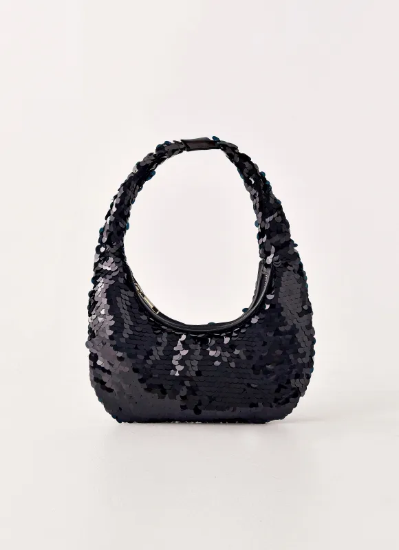 Gabrielle Shoulder Bag - Black sold by Peppermayo