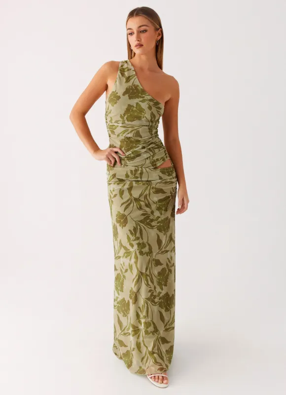 Georgiana Maxi Dress - Jade Fern sold by Peppermayo