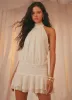 Willow Knit Mini Dress - Cream sold by Peppermayo