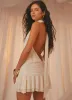 Willow Knit Mini Dress - Cream sold by Peppermayo