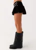 Vegas Nights Low Rise Skort - Black sold by Peppermayo