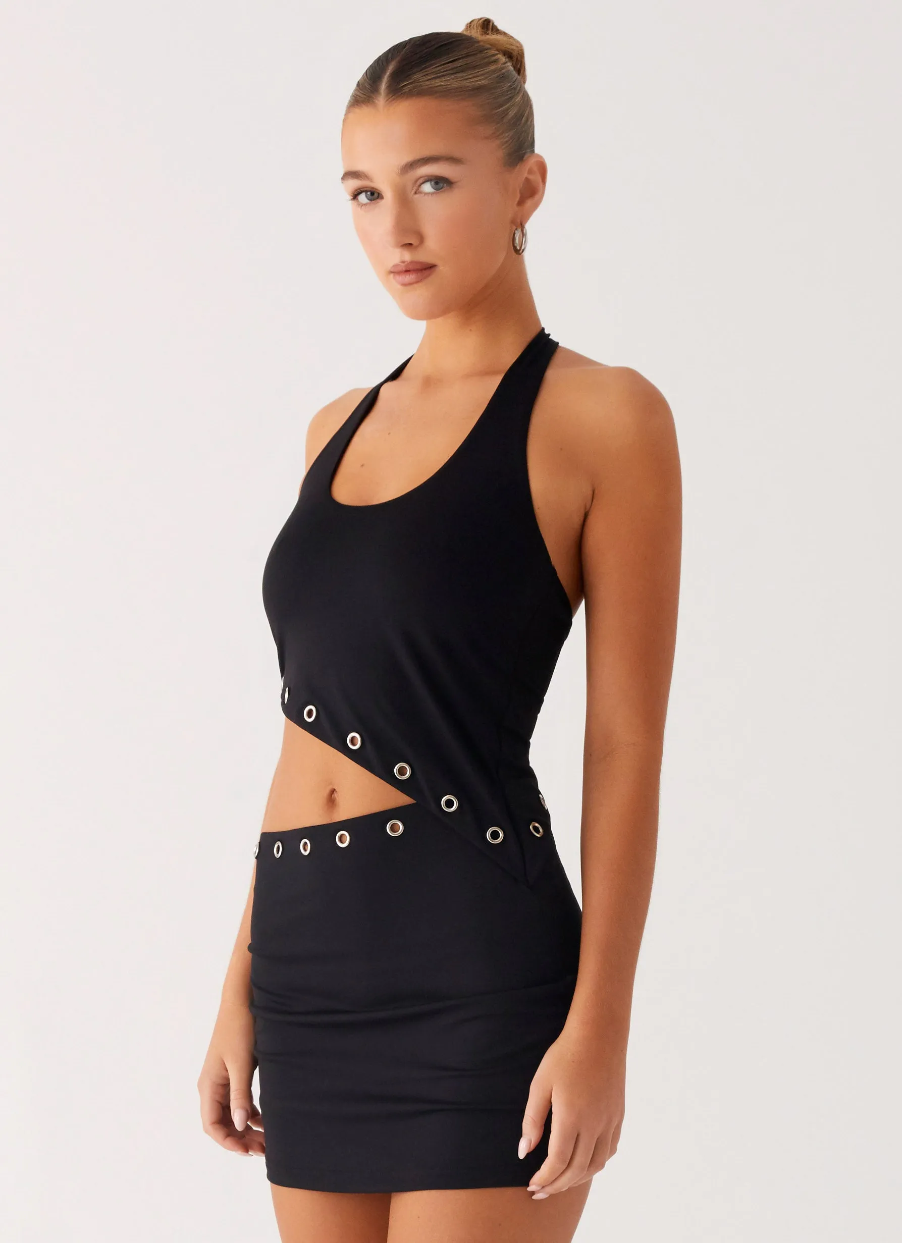 Riot Mini Dress - Black sold by Peppermayo product image thumbnail 4