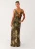 Star Fields Maxi Dress - Cyber Floral sold by Peppermayo