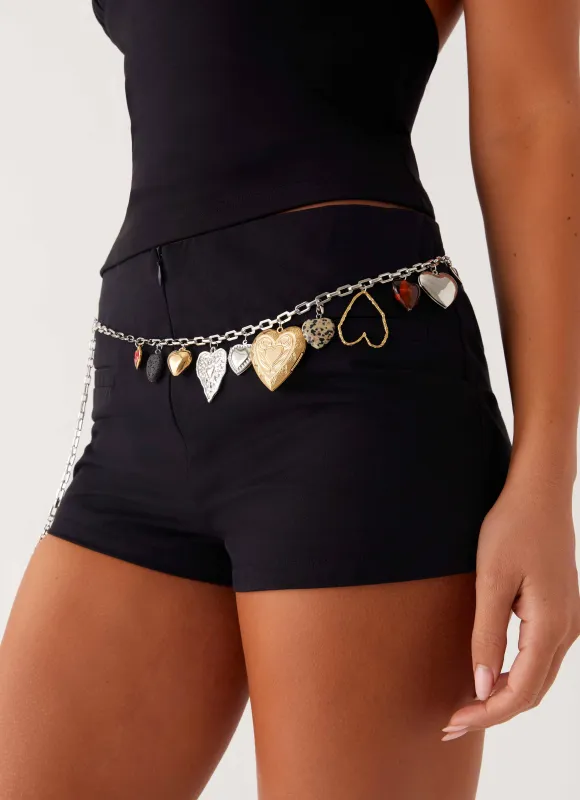 Stepping Out Belt - Silver made by Peppermayo