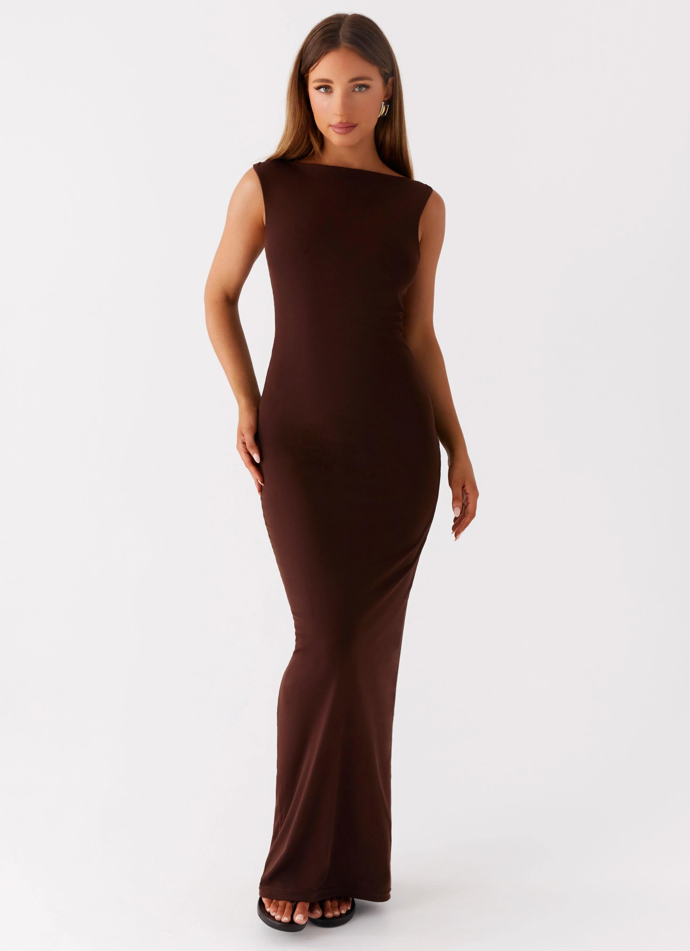 Earthbound Muse Maxi Dress - Chocolate sold by Peppermayo product image thumbnail 5