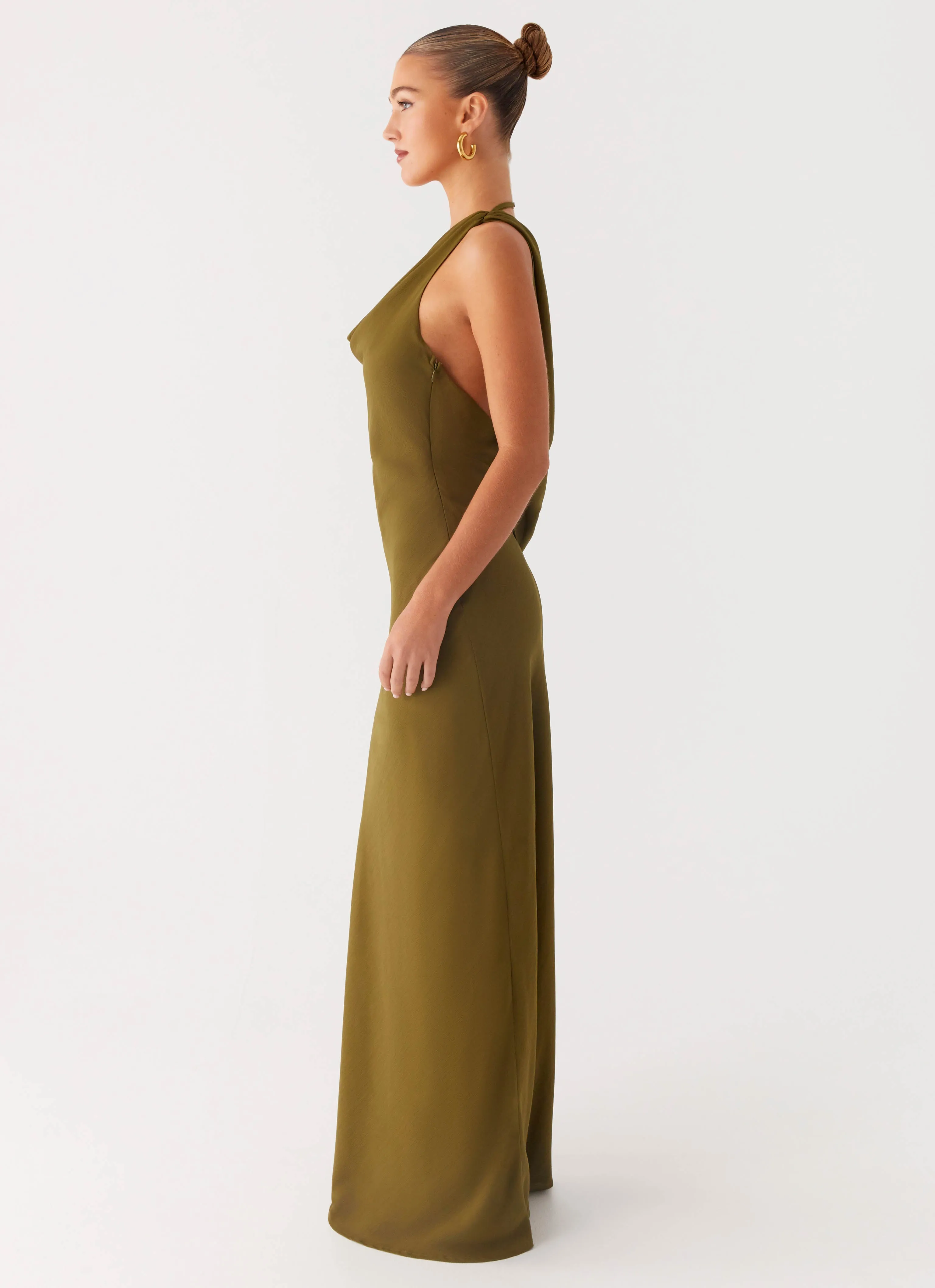 Opal Glow Maxi Dress - Khaki sold by Peppermayo product image thumbnail 2