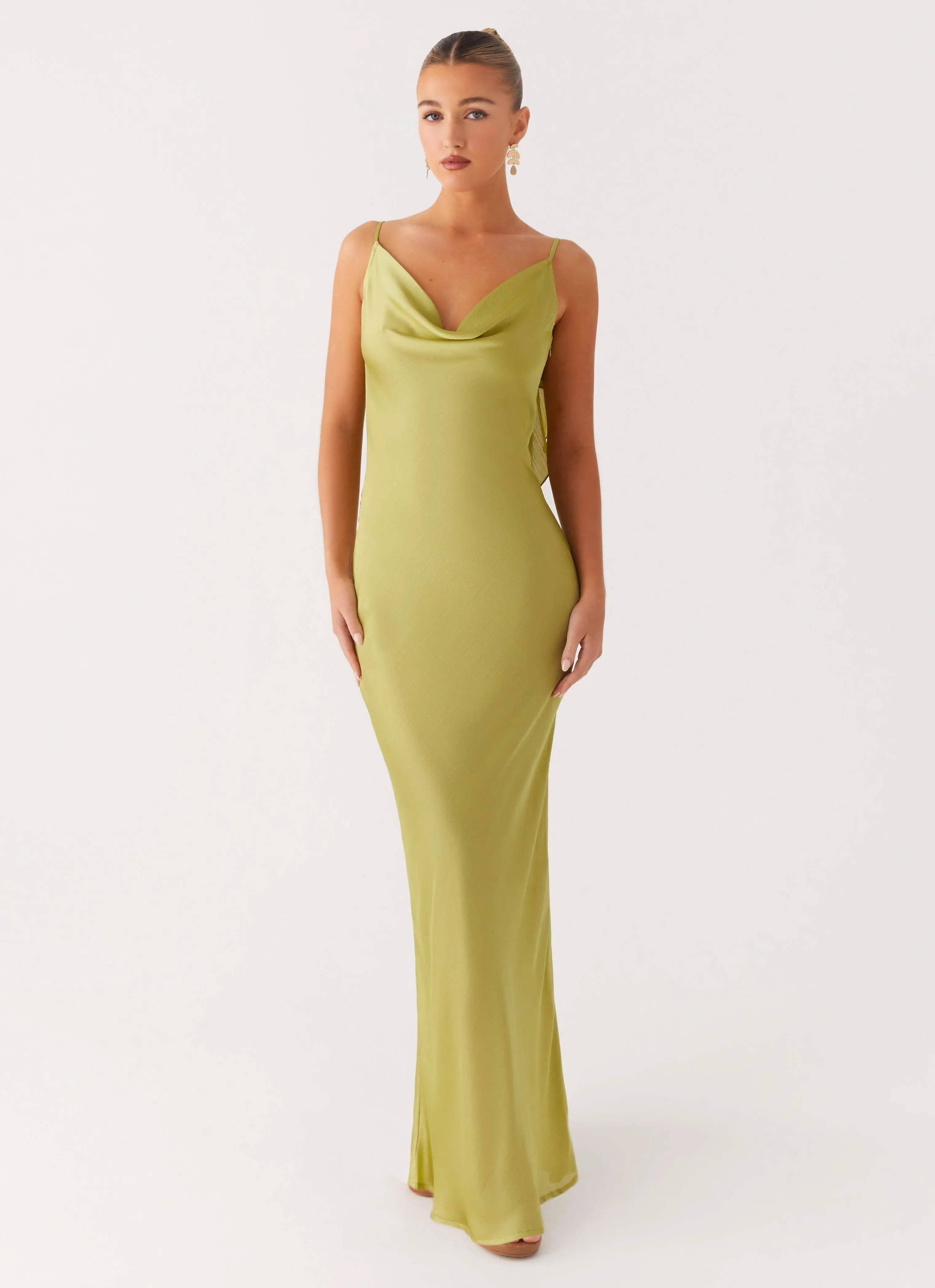 Jade Escape Maxi Dress - Lime sold by Peppermayo product image thumbnail 5