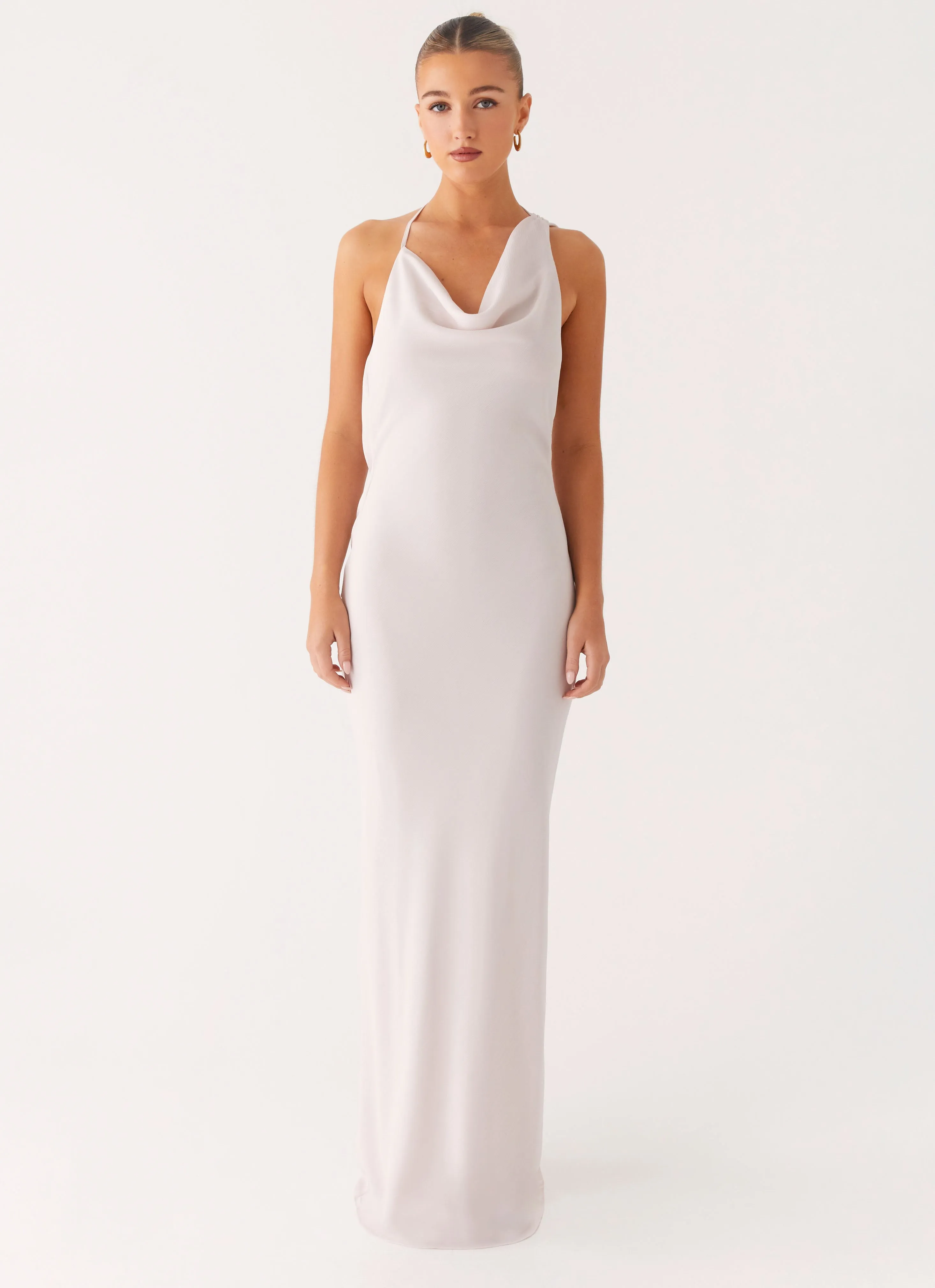Opal Glow Maxi Dress - Off White sold by Peppermayo