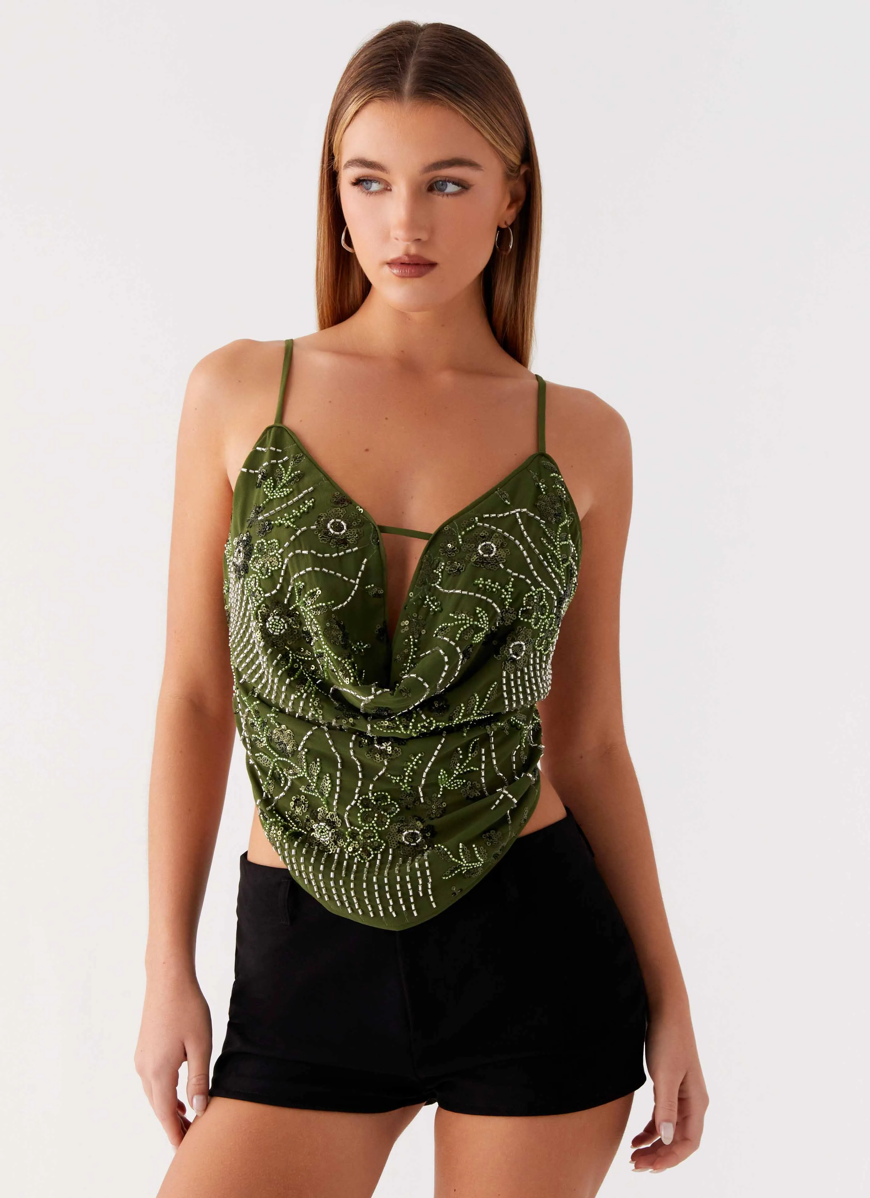 Sedonia Top - Khaki sold by Peppermayo