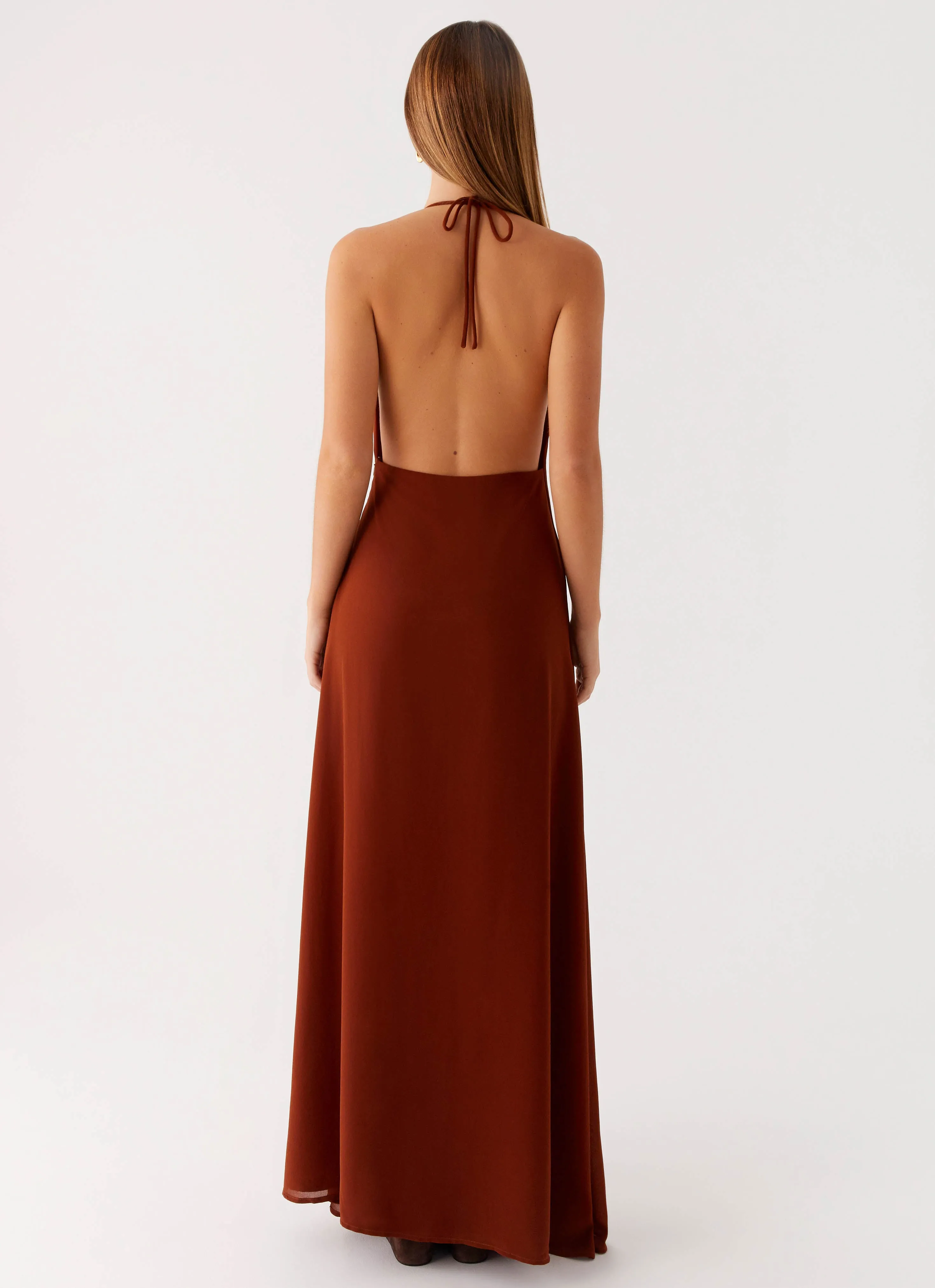 Marjoram Maxi Dress - Chocolate sold by Peppermayo product image thumbnail 5