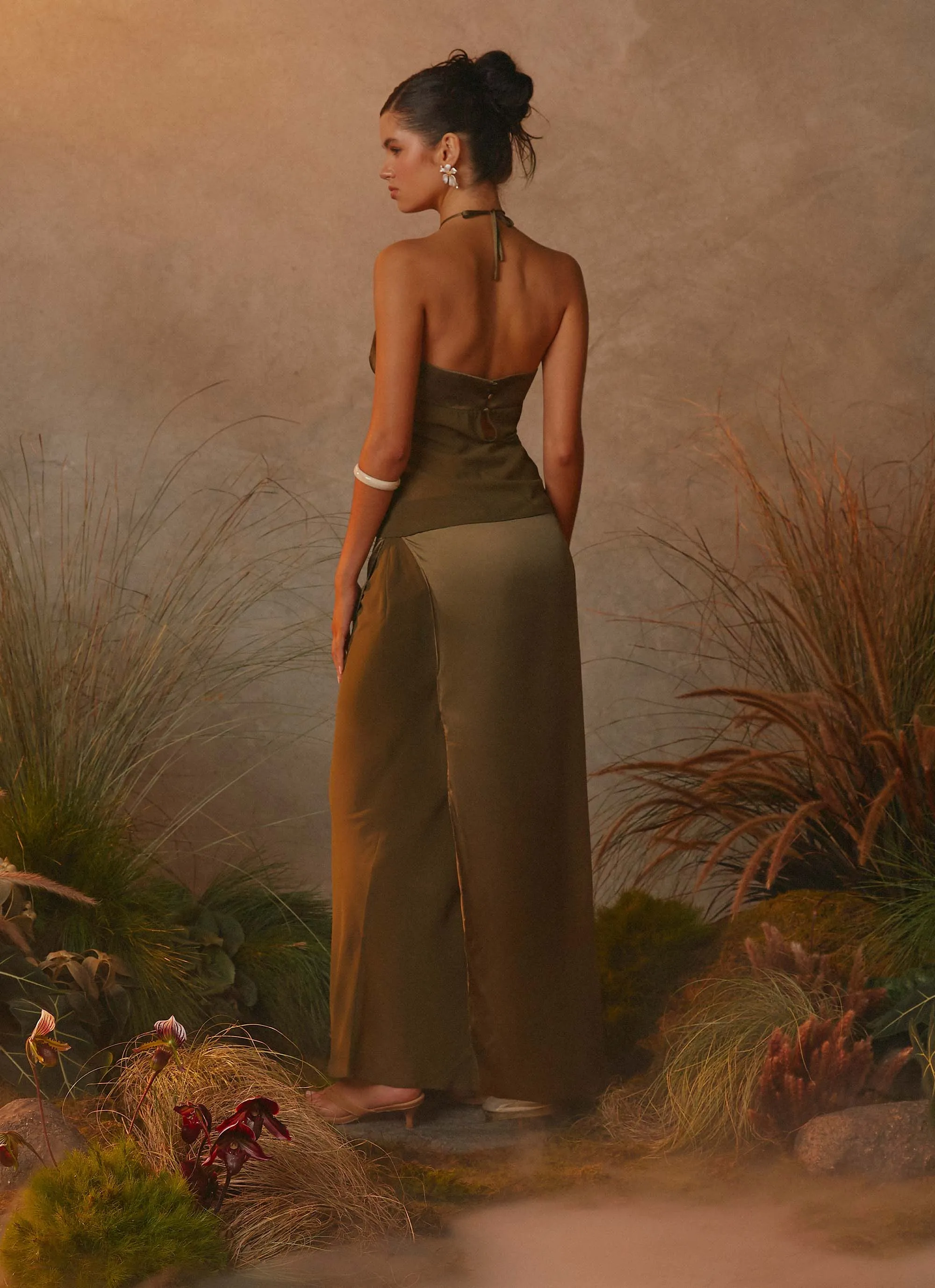 Mavie Maxi Skirt - Khaki sold by Peppermayo product image thumbnail 2