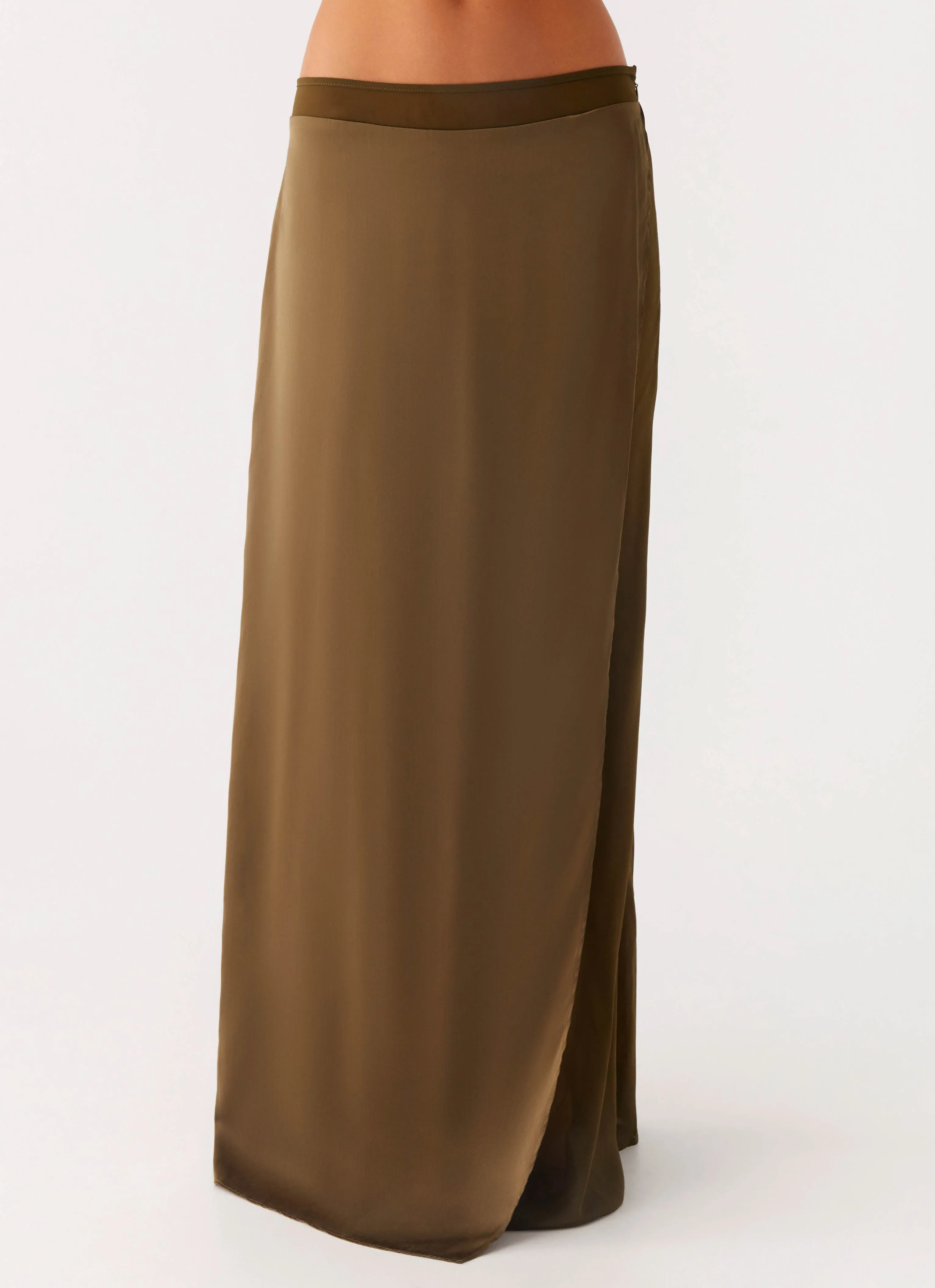 Mavie Maxi Skirt - Khaki sold by Peppermayo product image thumbnail 5