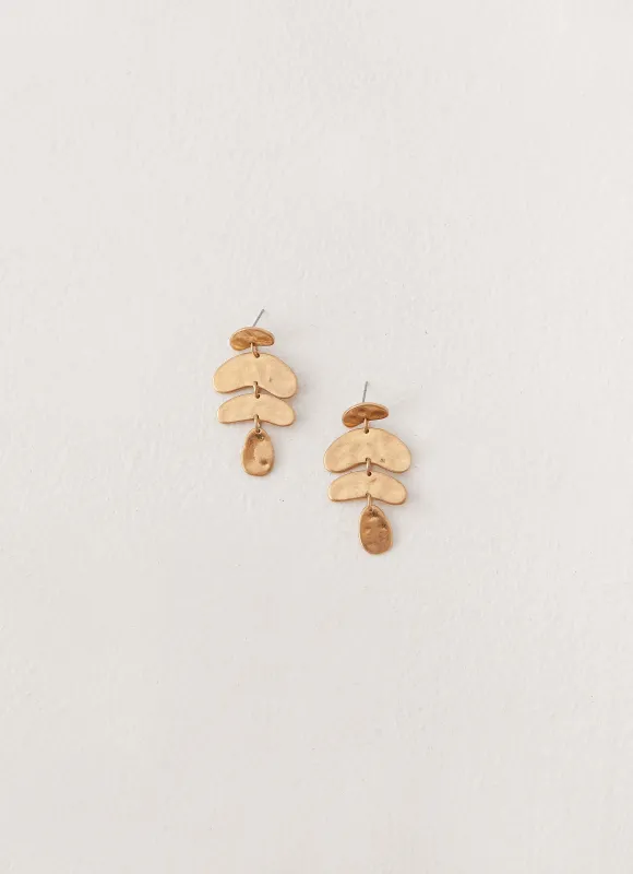 Kindest Earrings - Gold sold by Peppermayo